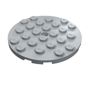 11213 - Plate, Round 6 x 6 with Hole