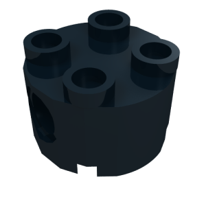 17485 - Brick, Round 2 x 2 with Pin Holes