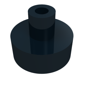 20482 - Tile, Round 1 x 1 with Bar and Pin Holder