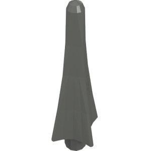 24482 - Minifigure, Weapon Spear Tip with Fins
