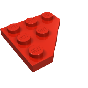 2450 - Wedge, Plate 3 x 3 Cut Corner
