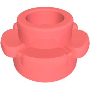 24866 - Plate, Round 1 x 1 with Flower Edge (5 Petals)