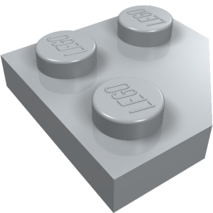 26601 - Wedge, Plate 2 x 2 Cut Corner