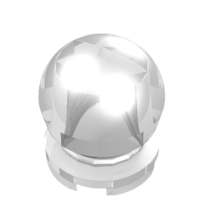 30106 - Minifigure, Utensil Crystal Ball Globe 2 x 2 x 2
