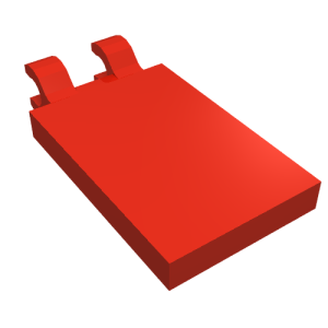 30350b - Tile, Modified 2 x 3 with 2 Open O Clips