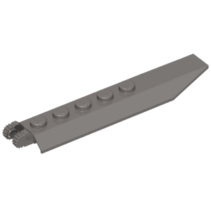 30407 - Hinge Plate 1 x 8 with Angled Side Extensions, 9 Teeth and Rounded Plate Underside