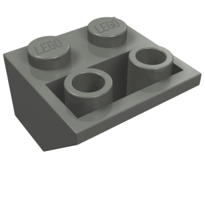 3660 - Slope, Inverted 45 2 x 2 with Flat Bottom Pin