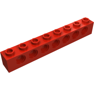 3702 - Technic, Brick 1 x 8 with Holes