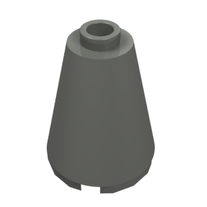 3942c - Cone 2 x 2 x 2 - Open Stud