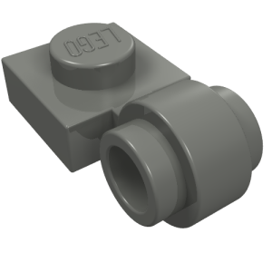 4081b - Plate, Modified 1 x 1 with Light Attachment - Thick Ring