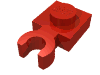 4085d - Plate, Modified 1 x 1 with Open O Clip Thick (Vertical Grip)