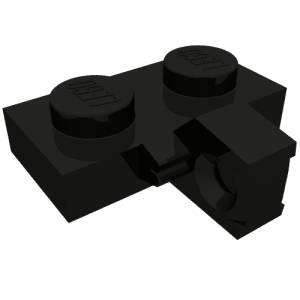 44567b - Hinge Plate 1 x 2 Locking with 1 Finger on Side without Bottom Groove