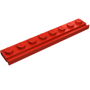 4510 - Plate, Modified 1 x 8 with Door Rail