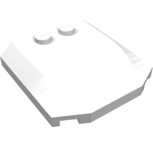 45677 - Wedge 4 x 4 x 2/3 Triple Curved
