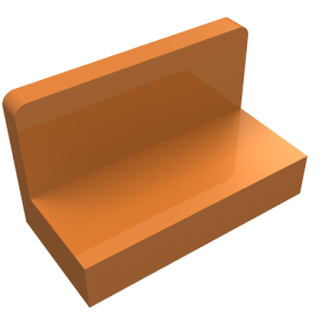 4865b - Panel 1 x 2 x 1 with Rounded Corners