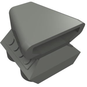 50943 - Vehicle, Air Scoop Engine Top 2 x 2