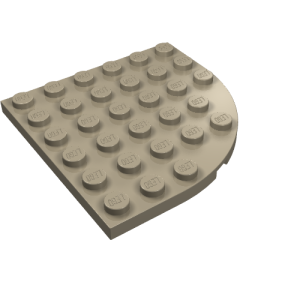 6003 - Plate, Round Corner 6 x 6