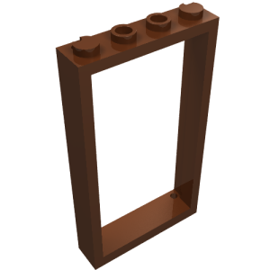 60596 - Door, Frame 1 x 4 x 6 with 2 Holes on Top and Bottom