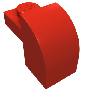 6091 - Slope, Curved 2 x 1 x 1 1/3 with Recessed Stud
