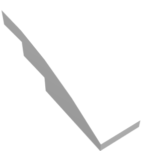 61678 - Slope, Curved 4 x 1