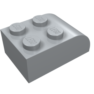 6215 - Slope, Curved 3 x 2 with 4 Studs