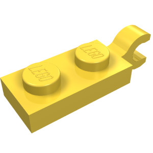63868 - Plate, Modified 1 x 2 with Clip on End (Horizontal Grip)