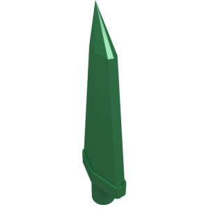 64727 - Minifigure, Weapon Sword, Spike Flexible 3.5L with Bar End