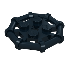 75937 - Plate, Modified 2 x 2 with Bar Frame Octagonal, Reinforced, Completely Round Studs