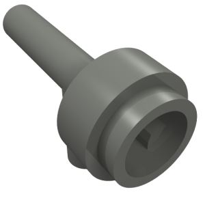 86208 - Minifigure, Utensil Space Gun / Torch - Without Grooves