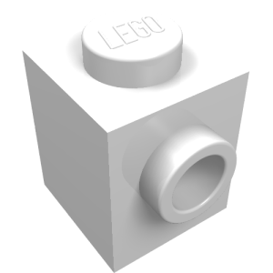 87087 - Brick, Modified 1 x 1 with Stud on Side