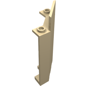 87421 - Panel 3 x 3 x 6 Corner Wall without Bottom Indentations