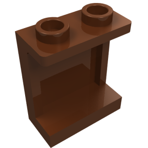 87552 - Panel 1 x 2 x 2 with Side Supports - Hollow Studs