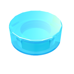 98138 - Tile, Round 1 x 1