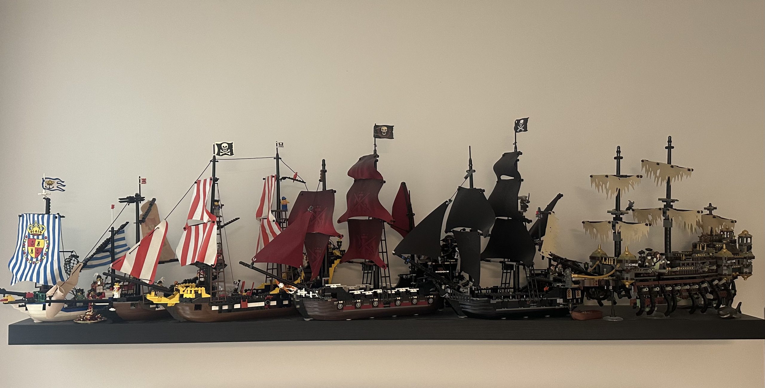 Vintage LEGO ship collection