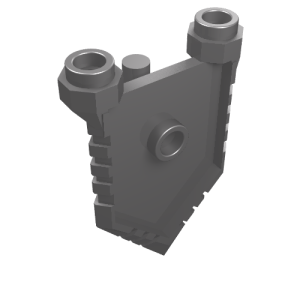 22408 - Minifigure, Shield Pentagonal with Grooved Edges