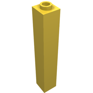 2453a - Brick 1 x 1 x 5 - Blocked Open Stud or Hollow Stud