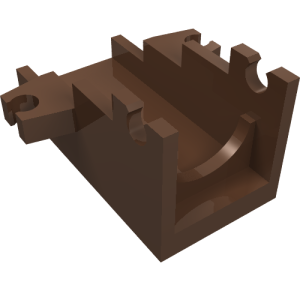 2527 - Projectile Launcher Part, Cannon Base 2 x 4