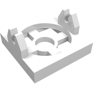 2609a - Magnet Holder Tile 2 x 2 - Short Arms