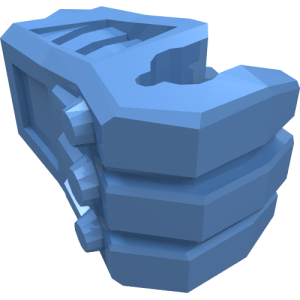 27329 - Large Figure Hand, Fist Mechanical with Pin Hole and 3mm Bar Slot