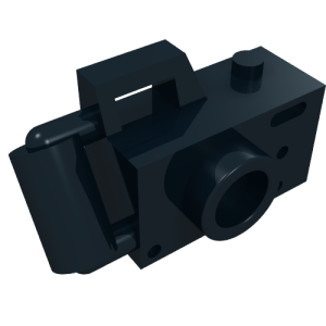 30089a - Minifigure, Utensil Camera Handheld Style with Compact Bar Handle