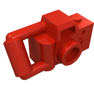30089b - Minifigure, Utensil Camera Handheld Style with Extended Bar Handle