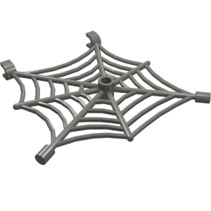 30240 - Spider Web Flat with Hollow Stud, Bar Ends, and Clips