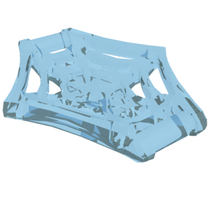 36083e - Minifigure, Weapon Web Effect, Large, Bar on Back, Bar Handles on Sides