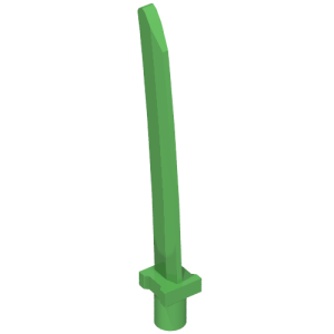 37341c - Minifigure, Weapon Sword Blade with Bar, Square Crossguard