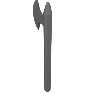 3848 - Minifigure, Weapon Axe, Halberd
