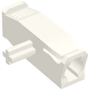 41812 - Projectile Launcher, 4 x 2 x 1 with Bottom Axle (For 1 x 1 Round Tiles)