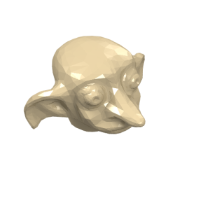 43745 - Minifigure, Head, Modified Dobby Type 1 Plain