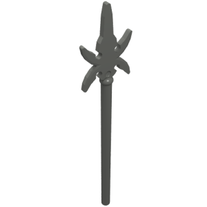 43899 - Minifigure, Weapon Pike with 4 Side Blades