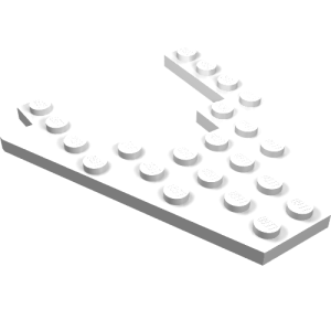 4475 - Wedge, Plate 8 x 8 with 4 x 4 Cutout
