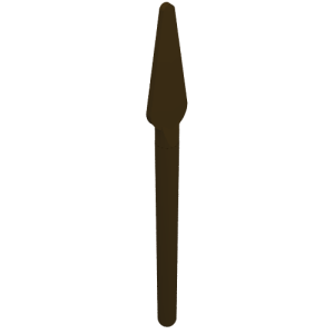 4497 - Minifigure, Weapon Pike / Spear - Handle with Round End